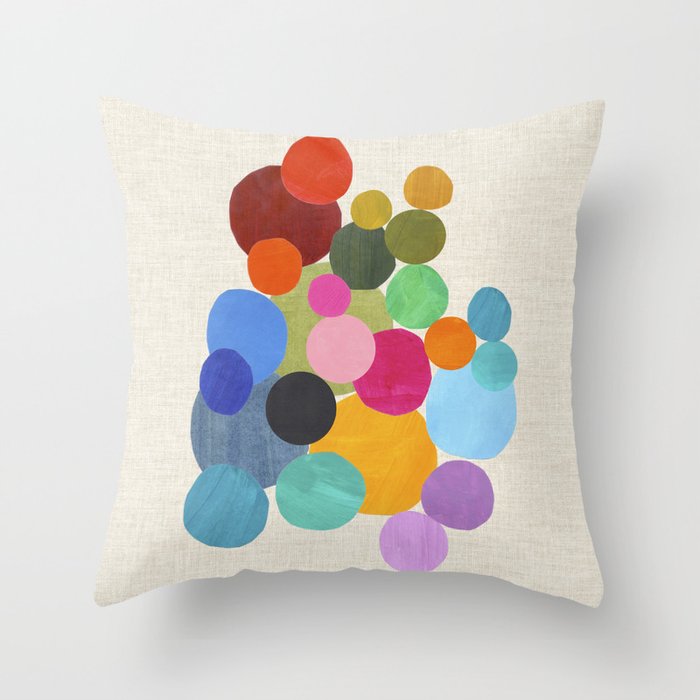 Bubble Pop Throw Pillow Gallery Image 1
