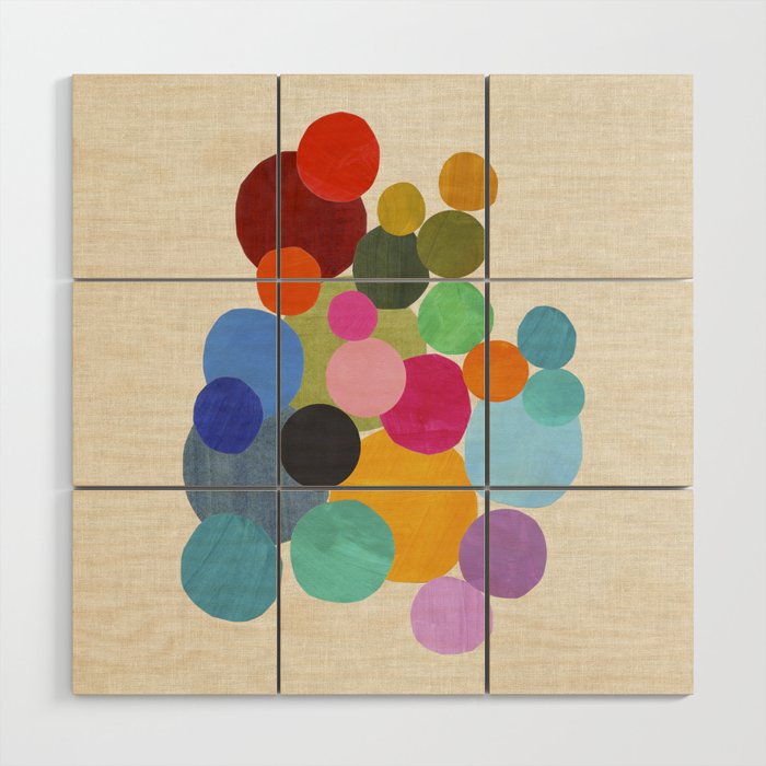Bubble Pop Wood Wall Art Gallery Image 1