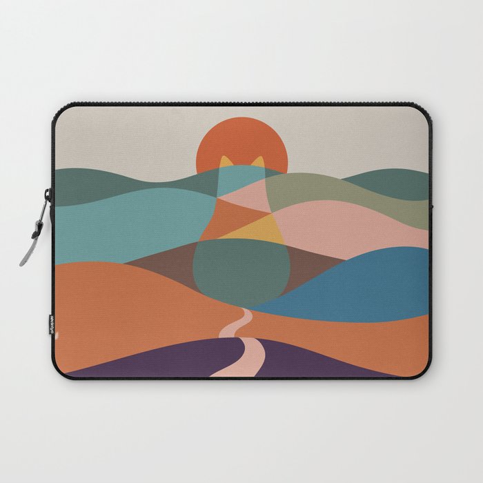 Cat Landscape 65 Laptop Sleeve Gallery Image 1