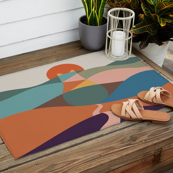 Cat Landscape 65 Outdoor Rug Gallery Image 2