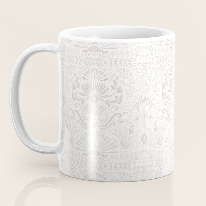 Boho Watercolor Geometric - Neutral Coffee Mug Gallery Image 3