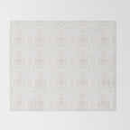 Boho Watercolor Geometric - Neutral Throw Blanket Gallery Image 2