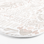 Boho Watercolor Geometric - Neutral Bath Mat Gallery Image 3