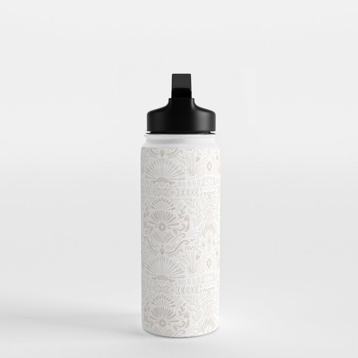 Boho Watercolor Geometric - Neutral Water Bottle Gallery Image 3