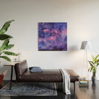 Galaxy Pattern Watercolor Wood Wall Art Gallery Image 2