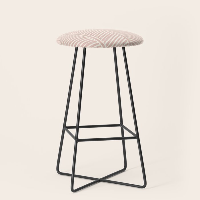 Organic Chevron in Rose Stool Gallery Image 1