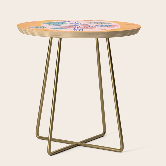 Sweet Strawberry Plant Friends in Peach & Orange Side Table Gallery Image 1