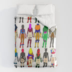 Superhero Butts - Girls Superheroine Butts LV Duvet Cover Gallery Image 6
