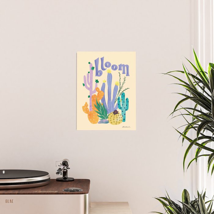 Cactus Blooms Poster Gallery Image 2