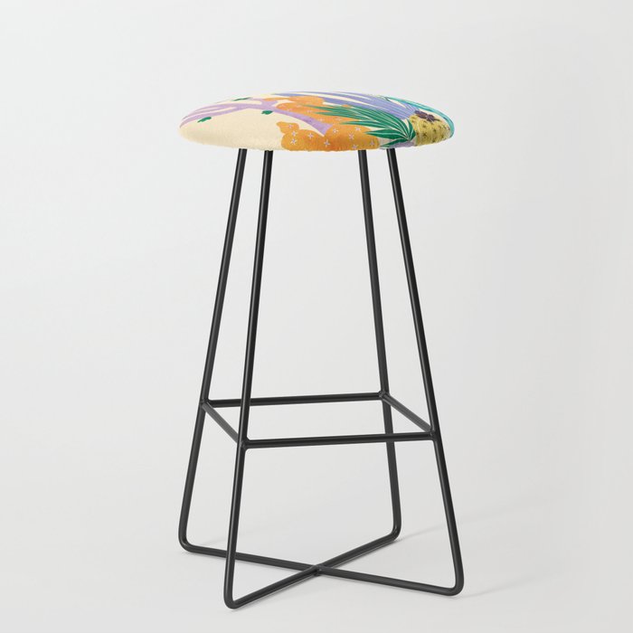 Cactus Blooms Stool Gallery Image 1