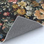Countryside Bloom Ethereal Dark Floral Rug Gallery Image 4