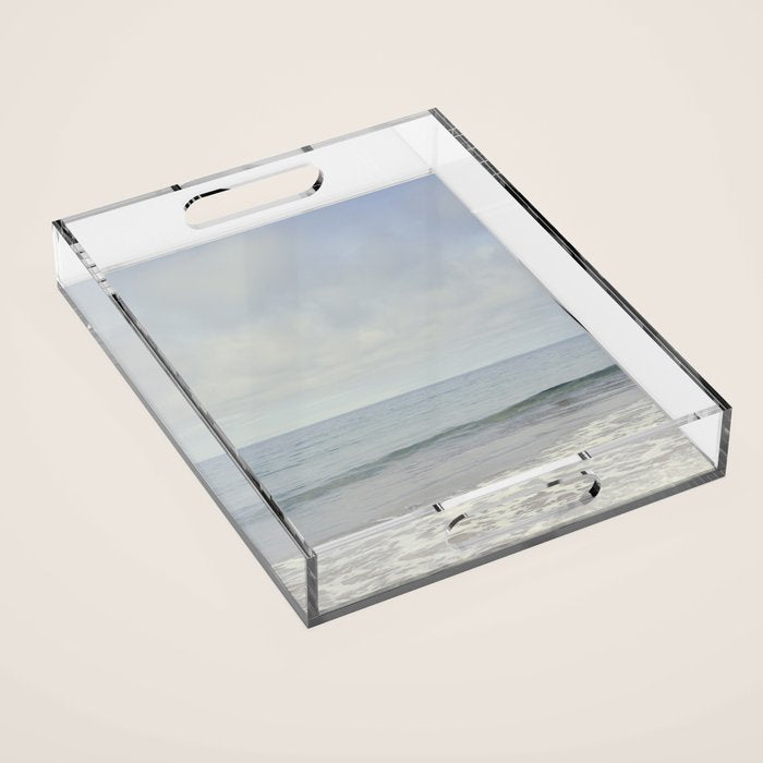 seascape no. 7 - ocean waves photograph Acrylic Tray Gallery Image 1