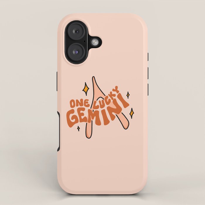 One Lucky Gemini iPhone Case Gallery Image 1