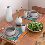 Colorful Bright Vibrant Modern Abstract Artwork Placemat Gallery Image 2