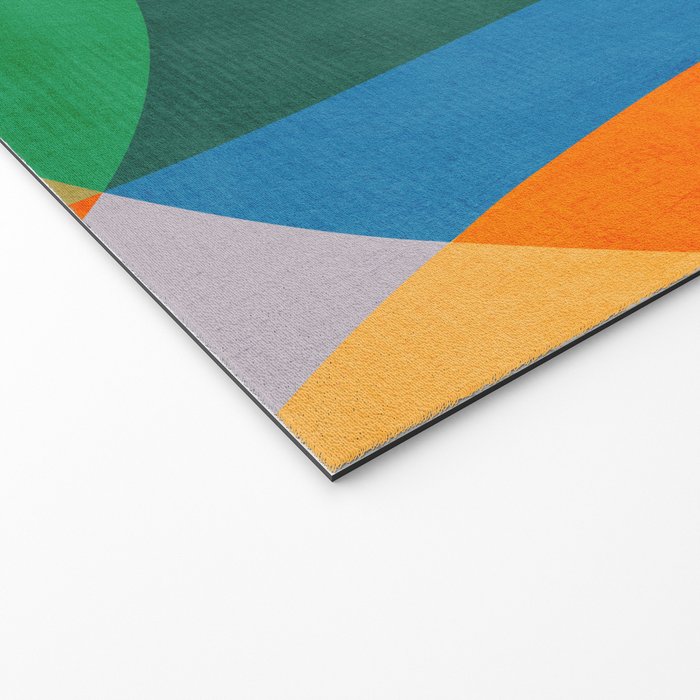 Colorful Bright Vibrant Modern Abstract Artwork Welcome Mat Gallery Image 2
