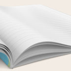 Colorful Bright Vibrant Modern Abstract Artwork Notebook Gallery Image 2