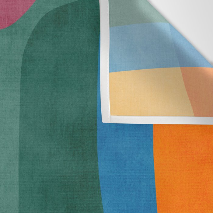 Colorful Bright Vibrant Modern Abstract Artwork Wall Tapestry Gallery Image 3
