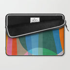 Colorful Bright Vibrant Modern Abstract Artwork Laptop Sleeve Gallery Image 2