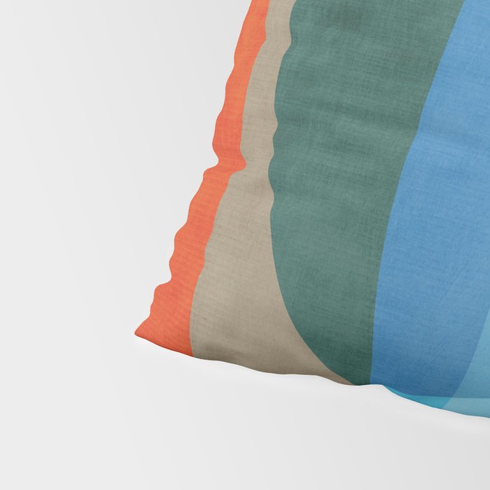 Colorful Bright Vibrant Modern Abstract Artwork Pillow Sham Gallery Image 4