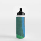 Colorful Bright Vibrant Modern Abstract Artwork Water Bottle Gallery Image 2