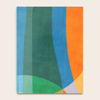 Colorful Bright Vibrant Modern Abstract Artwork Notebook Gallery Image 4