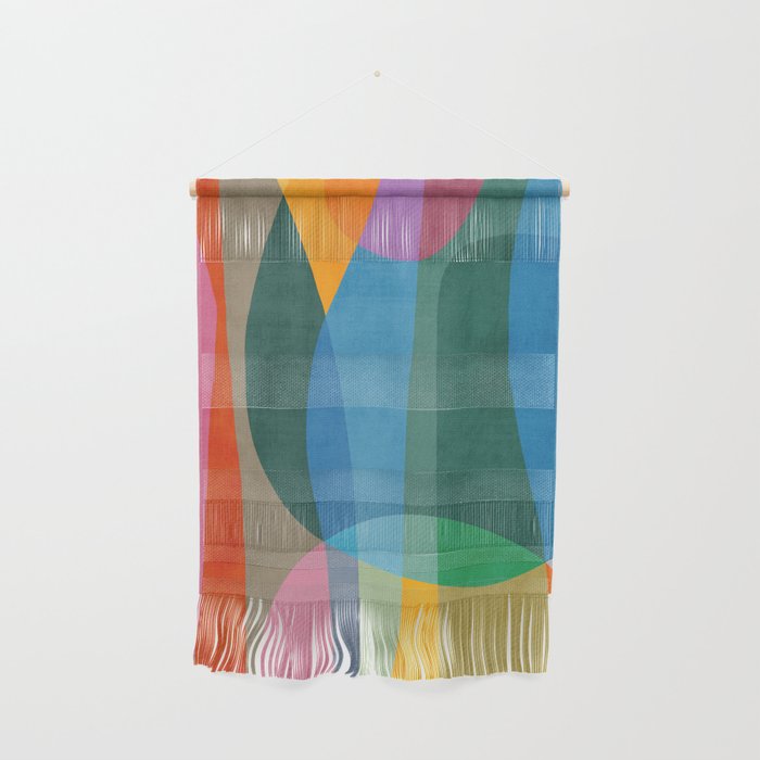 Colorful Bright Vibrant Modern Abstract Artwork Wall Hanging Gallery Image 1