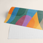 Colorful Bright Vibrant Modern Abstract Artwork Wrapping Paper Gallery Image 2