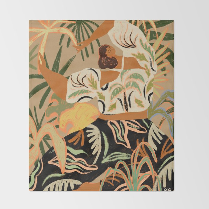 Nature Embrace  Throw Blanket Gallery Image 2