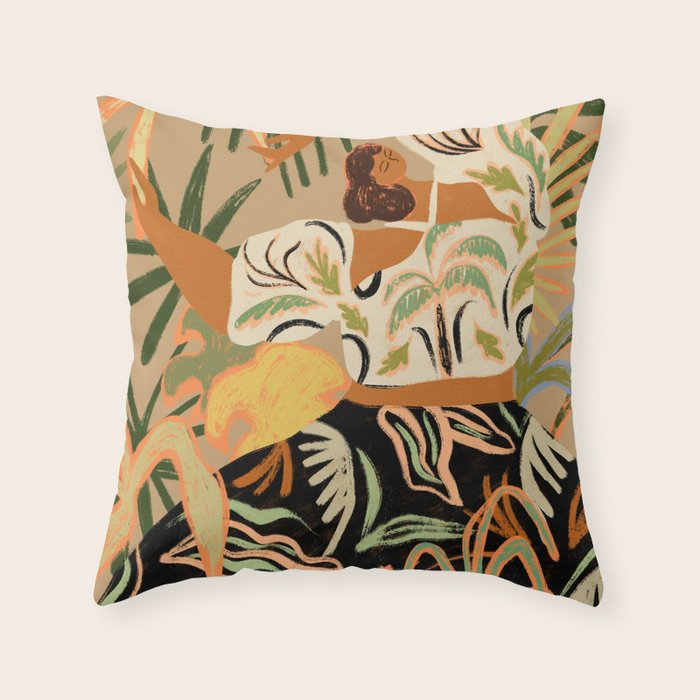 Nature Embrace  Throw Pillow Gallery Image 6