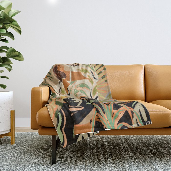 Nature Embrace  Throw Blanket Gallery Image 1