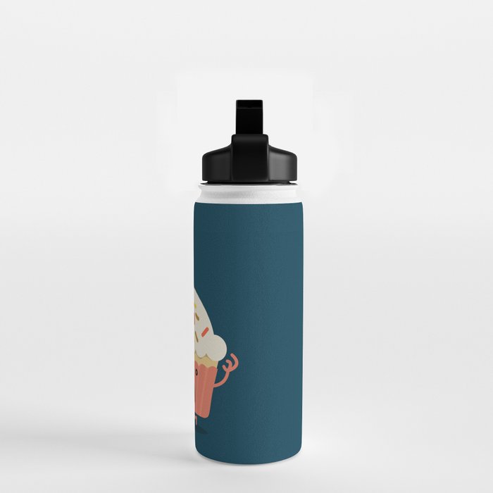 Cupcake on fire Water Bottle Gallery Image 2
