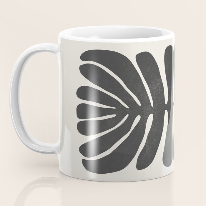 Sea Leaf: Noir Coffee Mug Gallery Image 3
