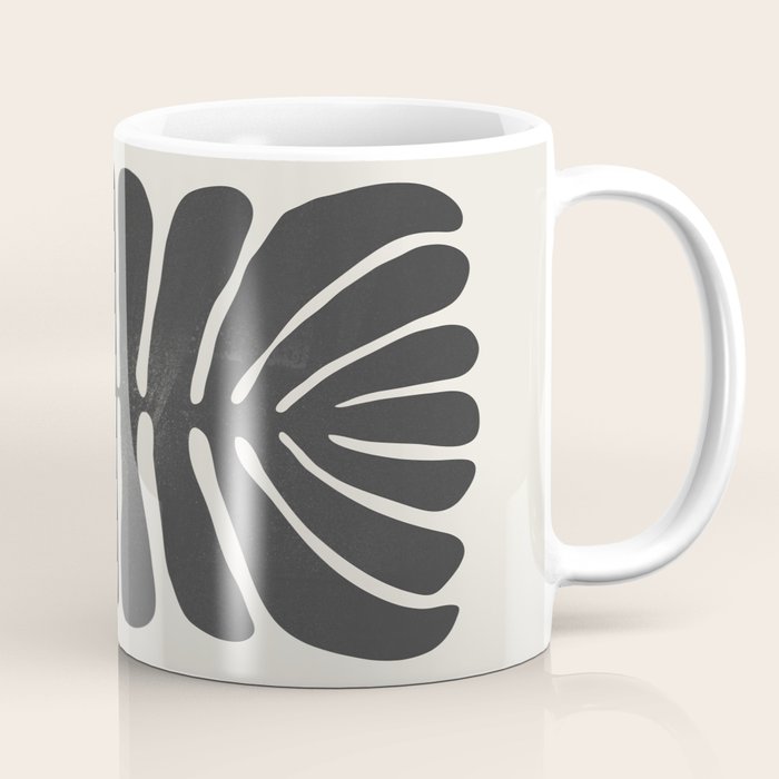 Sea Leaf: Noir Coffee Mug Gallery Image 1