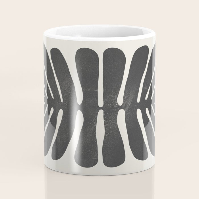 Sea Leaf: Noir Coffee Mug Gallery Image 4