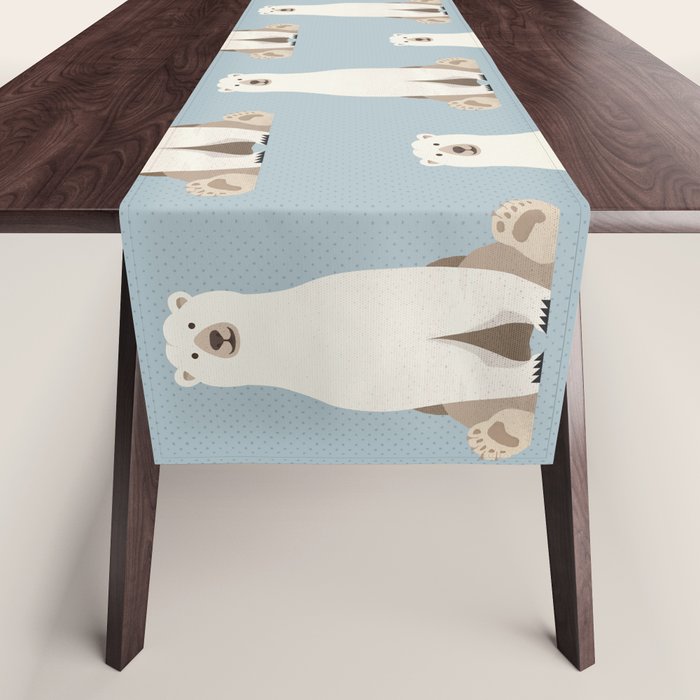 Whimsy Polar Bear Table Runner Gallery Image 1