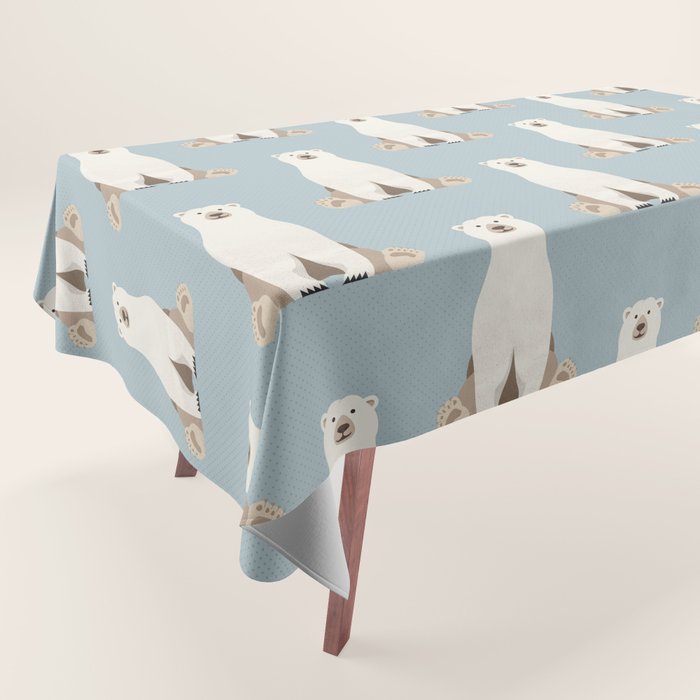 Whimsy Polar Bear Tablecloth Gallery Image 1
