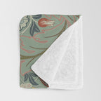 Acanthus Leaves by William Morris Throw Blanket Gallery Image 3