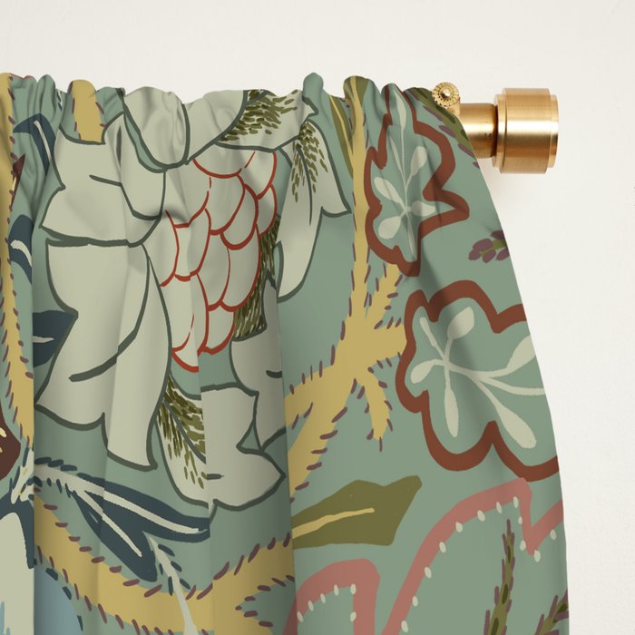 Acanthus Leaves by William Morris Window Curtain Gallery Image 2