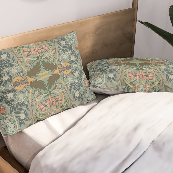 Acanthus Leaves by William Morris Pillow Sham Gallery Image 2