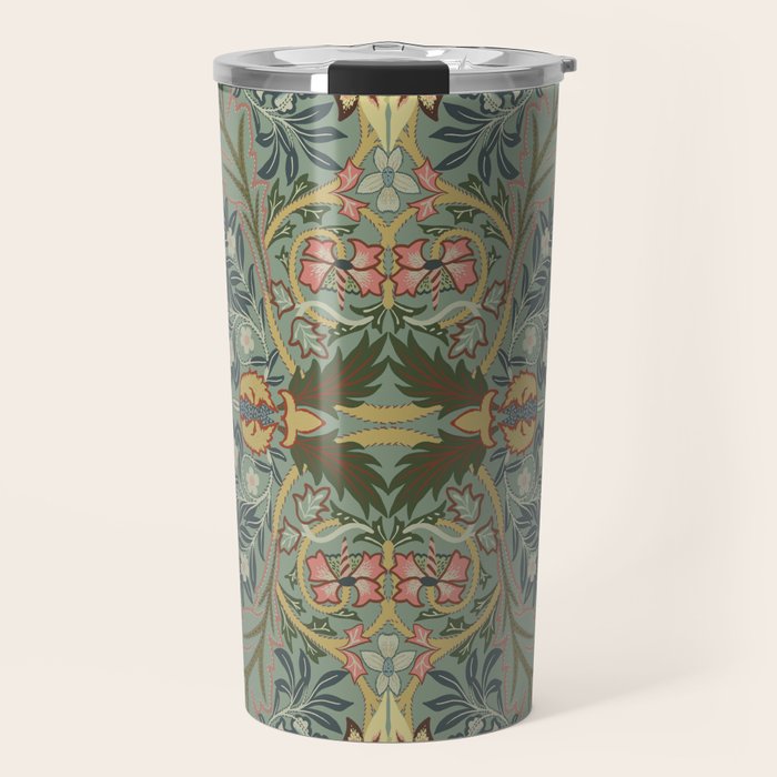 Acanthus Leaves by William Morris Travel Mug Gallery Image 1