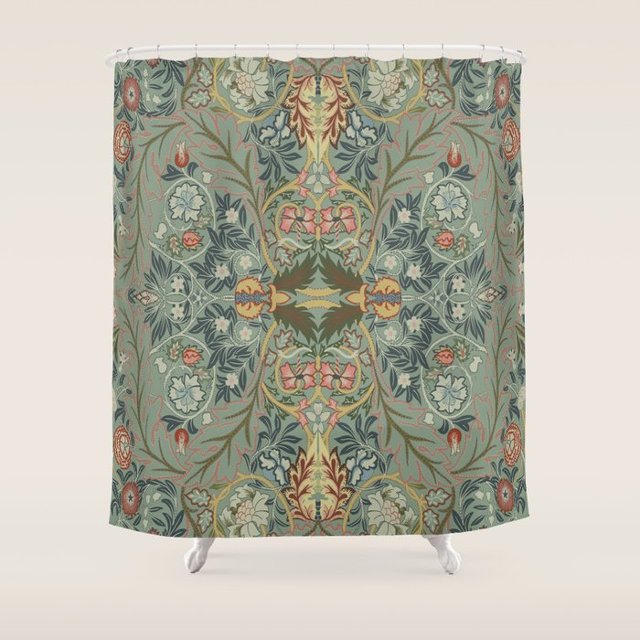Acanthus Leaves by William Morris Shower Curtain Gallery Image 1