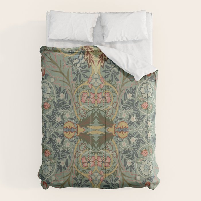 Acanthus Leaves by William Morris Comforter Gallery Image 6