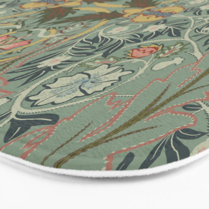 Acanthus Leaves by William Morris Bath Mat Gallery Image 3