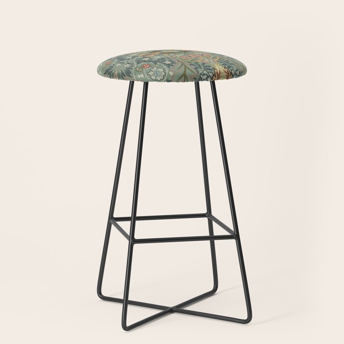 Acanthus Leaves by William Morris Stool Gallery Image 1