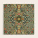 Acanthus Leaves by William Morris Wood Wall Art Gallery Image 1