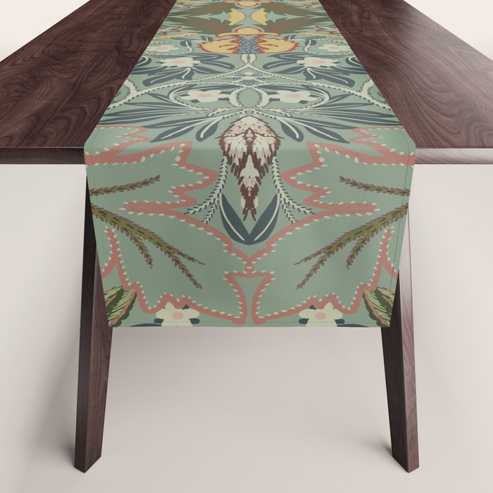 Acanthus Leaves by William Morris Table Runner Gallery Image 1