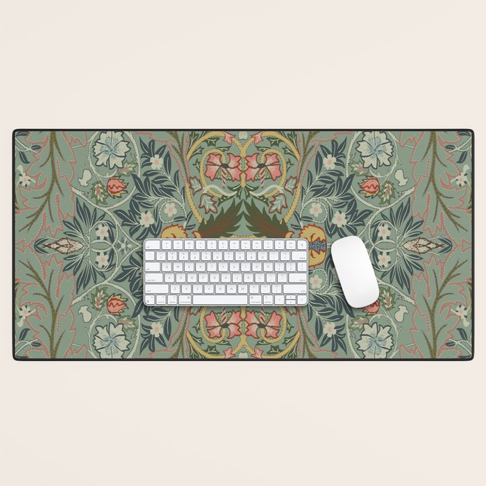 Acanthus Leaves by William Morris Desk Mat Gallery Image 1