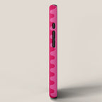 Hot Pink Ogee A-Go-Go Vivid Retro Pop Pattern iPhone Case Gallery Image 2