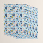 Hanukkah Stamps Wrapping Paper Gallery Image 3