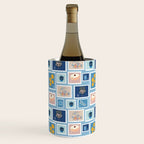 Hanukkah Stamps Wine Chiller Gallery Image 1